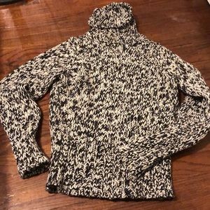 The Limited black and white chunky sweater, S